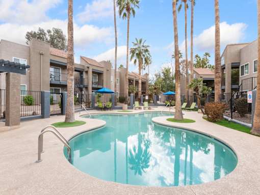 Sparkling Pool at Rio Seco Apartments