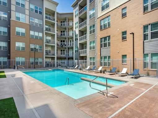 Sparkling Swimming Pool at Arcadia Apartments