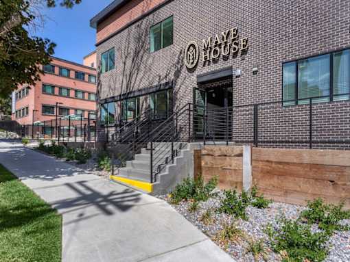 Street Entrance at Maye House Apartments
