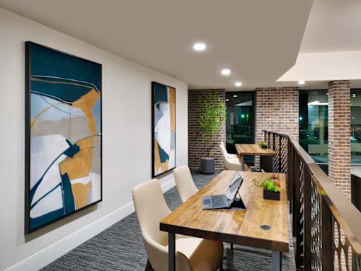 The Stack Apartments Loft Workspace