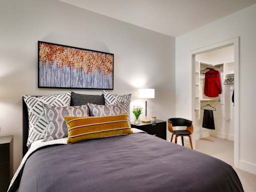 The Stack Apartments Bedroom and Closet