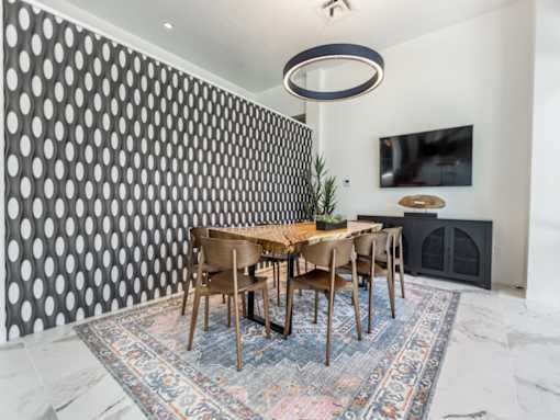 Table and Chairs at The Arza Apartments