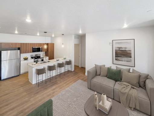 The Ash 2 Bed VS Spacious Living Room