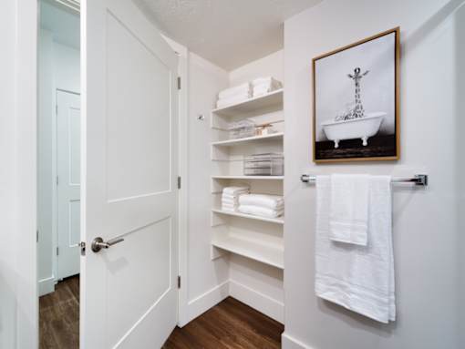 The Stack - Sugarhouse Apartments Bathroom Closet