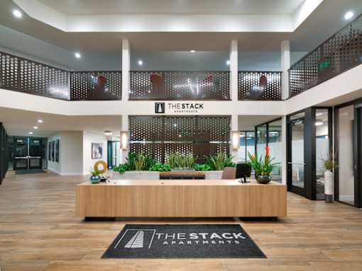 The Stack - Sugarhouse Apartments Clubhouse Entrance