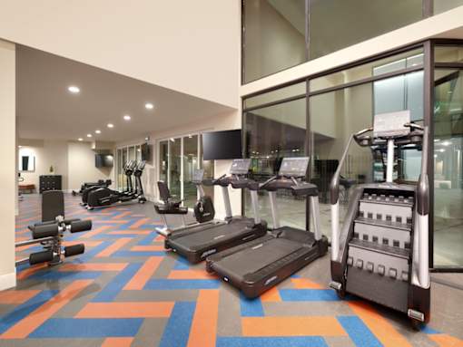The Stack - Sugarhouse Apartments Gym Treadmills