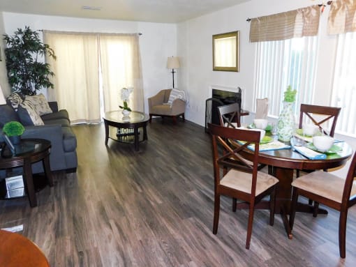 Open Concept Living  and Dining Room