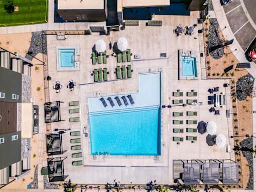 Top View of The Ash Apartments