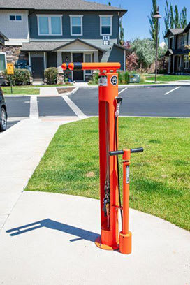 Bicycle Repair Station at Parc at Day Dairy Apartments and Townhomes, Draper