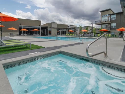 Hot Tub And Spa at Lofts at 7800 Apartments, Midvale, Utah