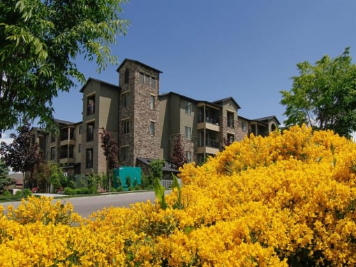 Beautiful Landscaping at Tuscany Villas Senior Apartments, Midvale