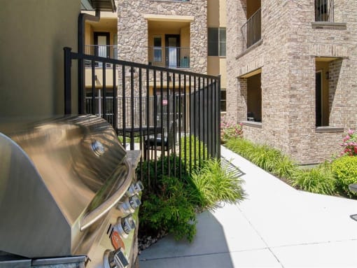 Resident BBQ at Tuscany Villas Senior Apartments, Midvale, Utah