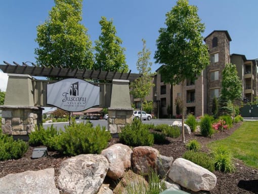 Property Signage at Tuscany Villas Senior Apartments, Midvale, 84047