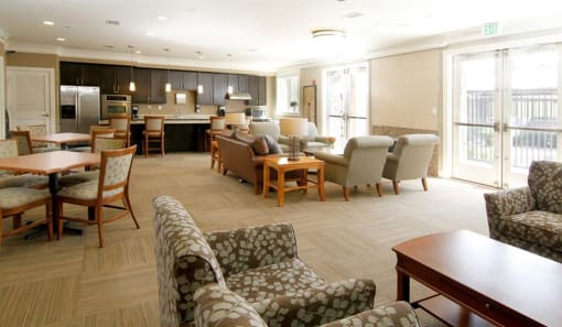 Resident Clubhouse at Tuscany Villas Senior Apartments, Utah, 84047