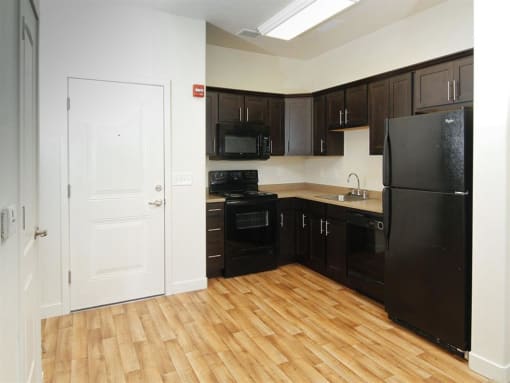 Corner Kitchen at Tuscany Villas Senior Apartments, Midvale