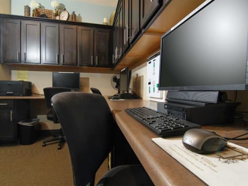 Computer Center at Tuscany Villas Senior Apartments, Utah, 84047