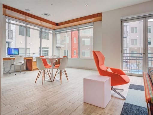 Business Center With Computers at Element 31 Apartments, Utah