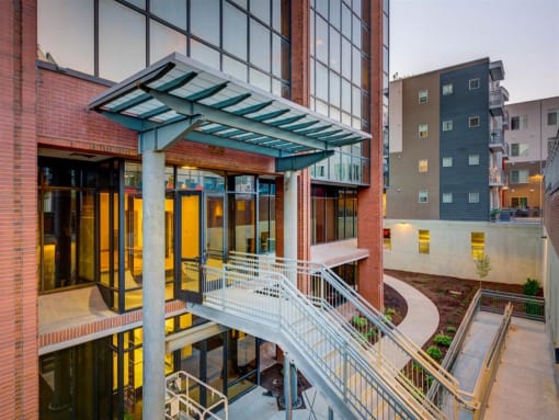 Steps at the Entrance at Element 31 Apartments, Salt Lake City