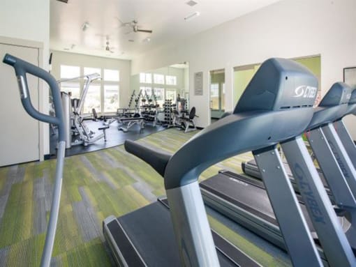 High-Tech Fitness Center at Parc on Center Apartments & Townhomes, Orem
