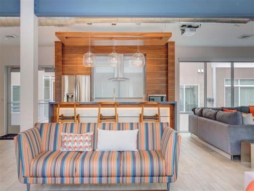 Posh Lounge Area In Clubhouse at Element 31 Apartments, Utah, 84106