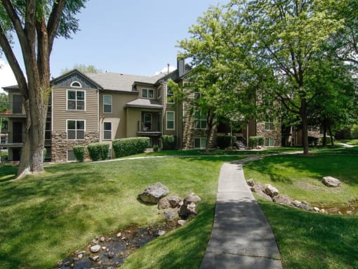 Green Space Walking Trails at Promontory Point Apartments, Sandy, UT