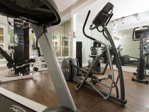 Fitness Center With Modern Equipment at Promontory Point Apartments, Sandy, UT, 84094