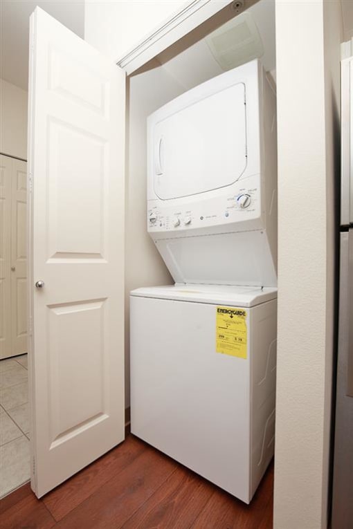 Stackable Washer and Dryer in Unit