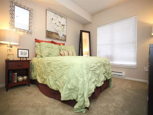 Main Bedroom at Burnett Station  Apartments Renton, Washington