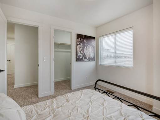 Walk In Closet in Bedroom at The Amber 2