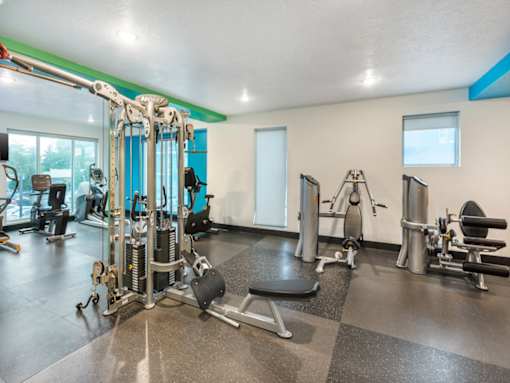 Weight Machines at Arcadia Apartments