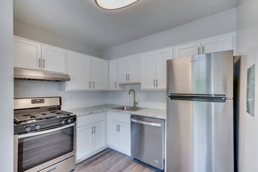 Stainless Steel Refrigerator at Walker Mill Apartments, District Heights, Maryland