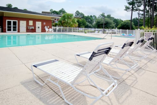 Pool at Aviary Village Apartments, in Conway, SC 29526
