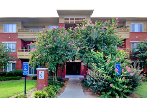Main Entrance at Aviary Village Apartments, in Conway, SC 29526