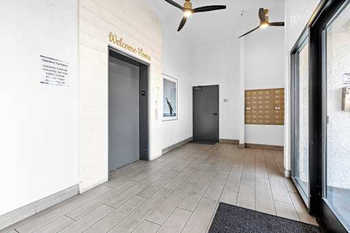 entrance at Harbor Terrace Apartments, California, 90731