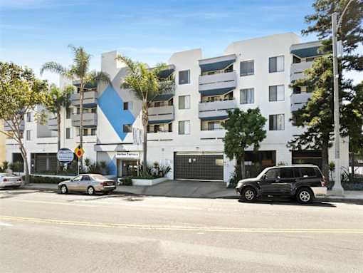 the building in which the apartment is located at Harbor Terrace Apartments, San Pedro , California
