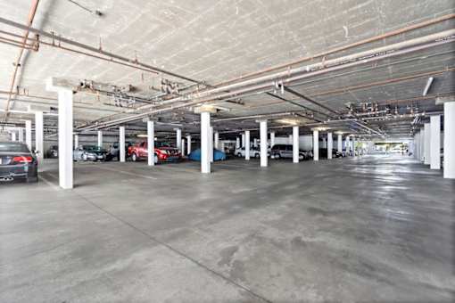 parking garage at Harbor Terrace Apartments, California, 90731