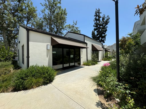 the building in which the community room is located
