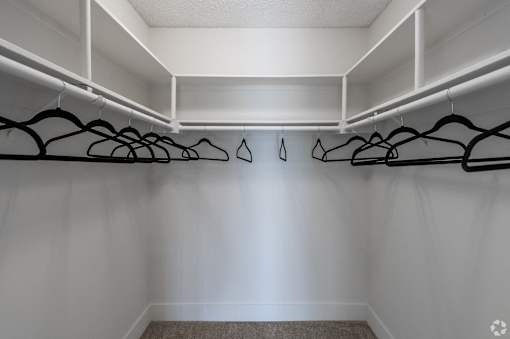 SPACIOUS CLOSETS
