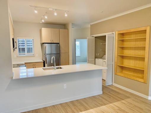 Kitchen with countertop at Wilsonville Summit Apartments, Oregon , 97070