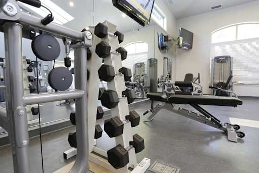 Gym with variety of equipment at Wilsonville Summit Apartments, Wilsonville , OR, 97070