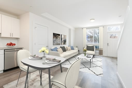 Living room of 3 bed Floorplan