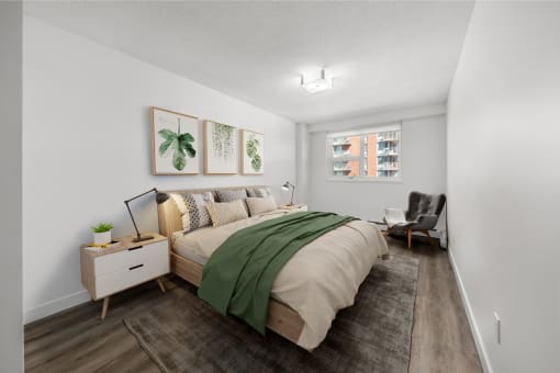 Bedroom - 1 bed floorplan