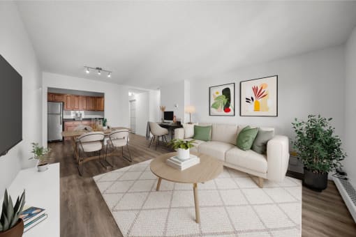 Living Room - 1 bedroom