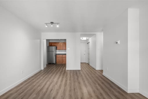 Living room - 1 bed floorplan