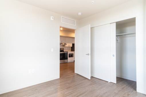 Bedroom Closets at All Saints Apartments, DENVER, CO