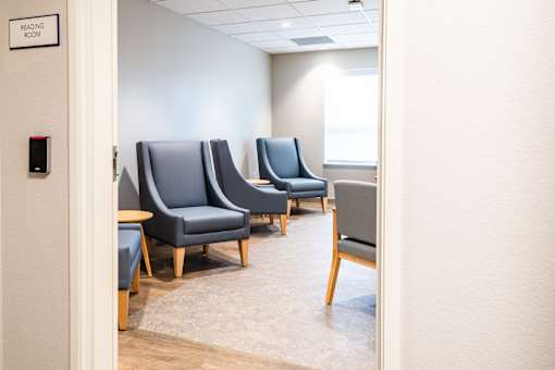Lobby Chairs at All Saints Apartments, Colorado, 80219