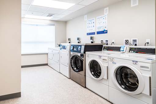 Laundry Room at All Saints Apartments, DENVER, CO
