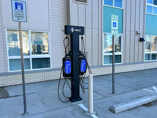 EV charger at All Saints Apartments, DENVERents