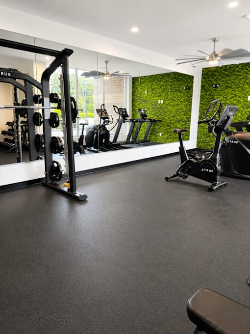 State-of-the-art fitness center at 200 Main Kannapolis featuring strength training equipment, cardio machines, and modern wellness amenities.