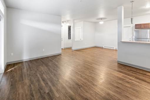 Unfurnished Living Area at The Brix Apartments, Washington, 99037